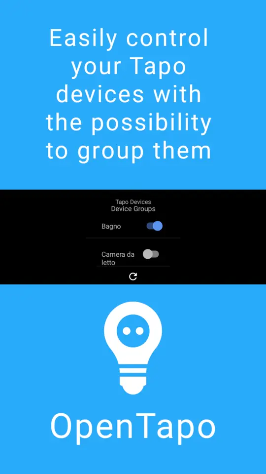 Easily control your Tapo devices with the possibility to group them