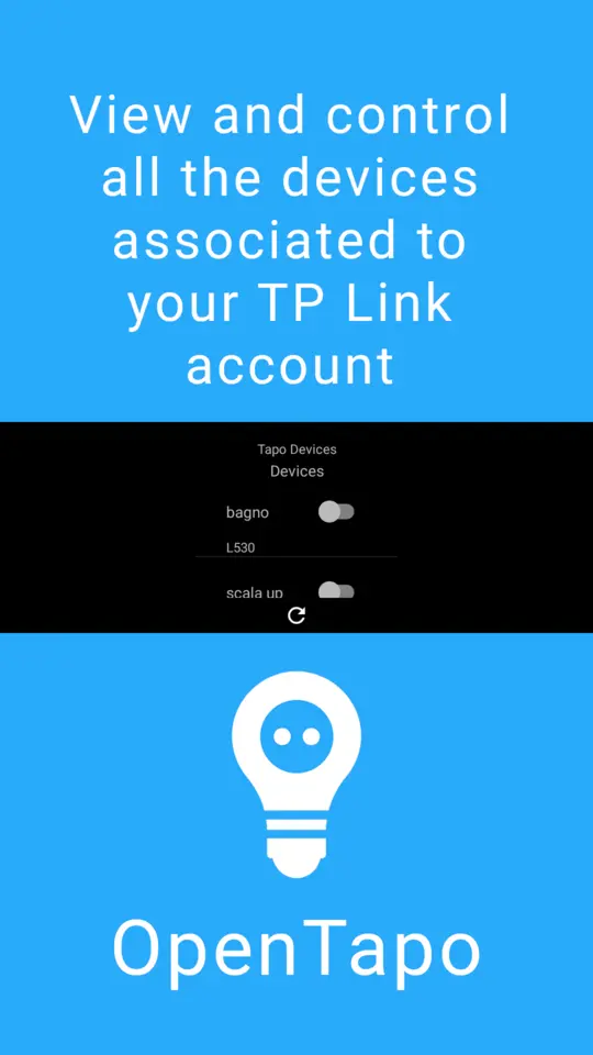 View and control all the devices associated to your Tp Link account